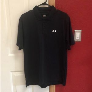 Under armour gold polo